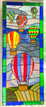 Load image into Gallery viewer, hot air balloon stained glass
