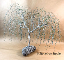 Load image into Gallery viewer, Green-Leaf Willow on Stone
