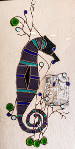 Seahorse Stained Glass Suncatcher