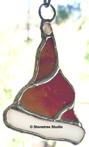 Santa Hat Suncatcher/Ornament