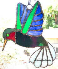 Load image into Gallery viewer, Small Hummingbird Suncatcher (with variations)
