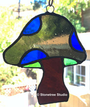 Load image into Gallery viewer, Mushroom Stained Glass Suncatcher (with variations)
