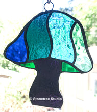 Load image into Gallery viewer, Mushroom Stained Glass Suncatcher (with variations)
