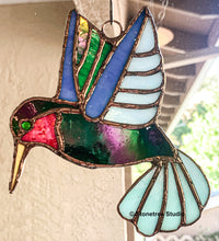 Load image into Gallery viewer, Small Hummingbird Suncatcher (with variations)
