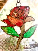 Load image into Gallery viewer, Classic Rose Suncatcher - 2 color variants
