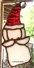 Load image into Gallery viewer, Stained Glass Santa Suncatcher/Ornament (with variations)
