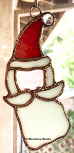 Stained Glass Santa Suncatcher/Ornament (with variations)