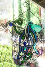 Load image into Gallery viewer, Blue Octopus Suncatcher
