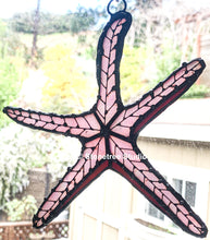 Load image into Gallery viewer, Starfish Stained Glass Suncatcher (with variations)
