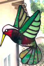 Load image into Gallery viewer, Small Hummingbird Suncatcher (with variations)
