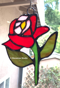 Classic Rose Suncatcher - 2 color variants