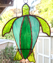 Load image into Gallery viewer, Stained Glass Sea Turtle Suncatcher
