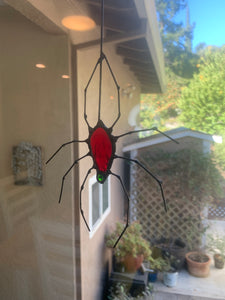 Spider Stained Glass Suncatchers (with variations)