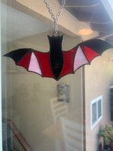 Load image into Gallery viewer, Bashful Bat Stained Glass Suncatcher (with variations)
