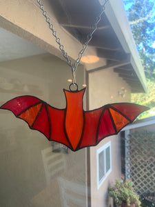 Bashful Bat Stained Glass Suncatcher (with variations)