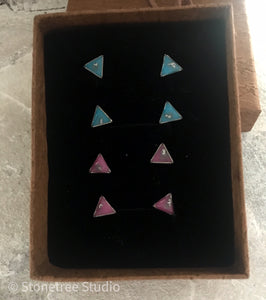 Triangle Earring Set
