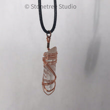 Load image into Gallery viewer, Copper-Wrapped Crystal Necklace
