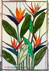 Bird of Paradise Stained Glass