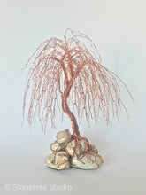Load image into Gallery viewer, copper weeping willow tree
